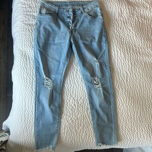 No Brand Soft Cozy Boho Jeans